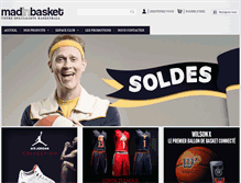 Tablet Screenshot of madinbasket.com